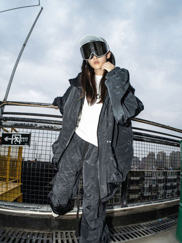 POMT CleanF Wrinkle Baggy Snow Jacket - Women's