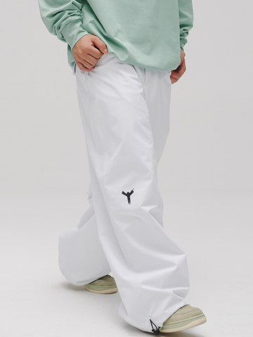 Winter Ticket Whiteout Freestyle Baggy Ski Pants - Unisex
