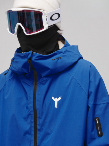 Winter Ticket Klein Blue Baggy Ski Jacket - Unisex