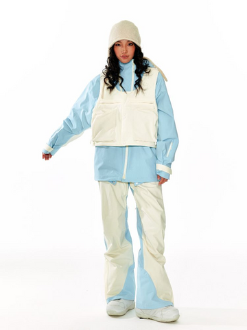 LITAN Vest Mountain Snowboard Pants - Unisex