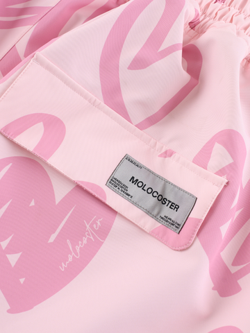 Molocoster Pink Hearts 3L Baggy Ski Suit – Women’s