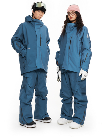 LITAN Gradient Color Mountain Snow Jacket - Women's