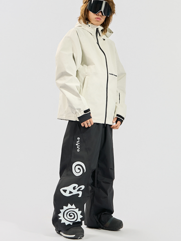 Doorek Totem Curved Baggy Snow Pants - Unisex