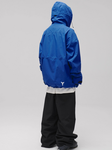 Winter Ticket Klein Blue Baggy Ski Jacket - Unisex