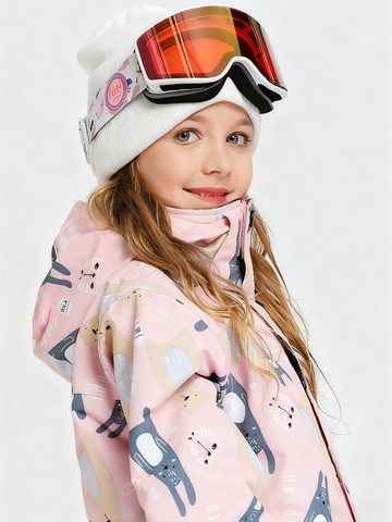 NANEND Kids OTG Ski Goggles