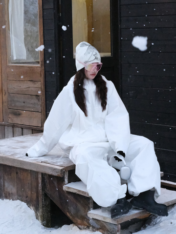 Hellystudio All-white 3L Snow Jacket - Unisex