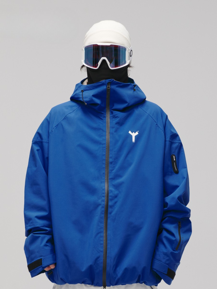 Winter Ticket Klein Blue Baggy Ski Jacket - Unisex