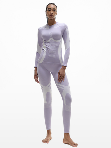 Nandn x AWEX Merino Quick-Dry Purple Base Layer - Women's