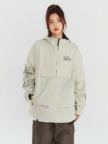 NANDN Outerwear Ski Pullover Shell Jacket - Women's