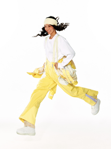 LITAN Chic Macaron Snow Bib Pants - Women's