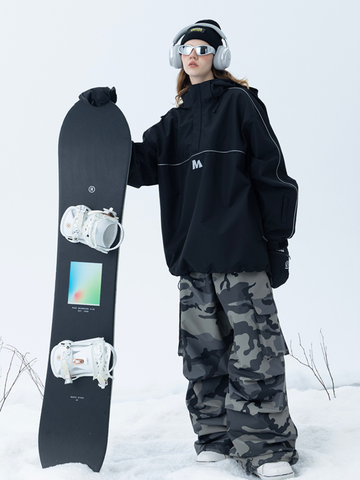 Molocoster 3L Camo Baggy Ski Pants - Unisex