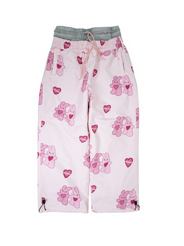 Molocoster Pink Rabbit Fleece Snow Suit - Unisex