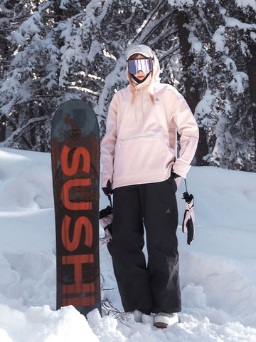 NANDN Chic Zip Pocket Hoodie - Women's