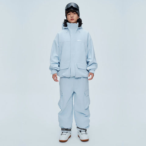 NIS 2L Solid Color Loose Pants - Unisex