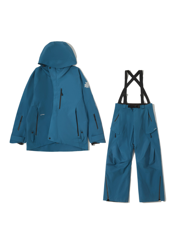 LITAN Gradient Color Mountain Snow Suit - Unisex