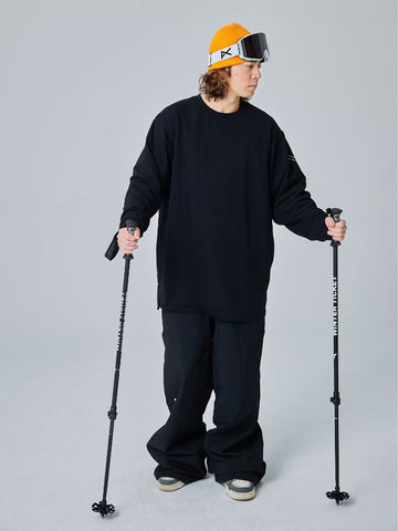 Winter Ticket Hip-Hop Snowboarding Pullover Top - Unisex