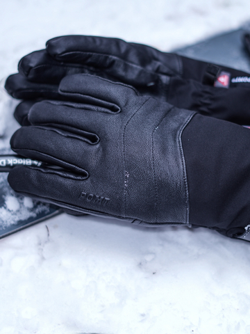 POMT P-Insulate Leather Ski Gloves