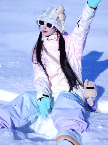 Molocoster 3L Rainbow Unicorn Snow Suit - Women's