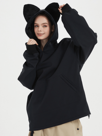 Doorek Iconic Cat Fleece Hoodie - Women's