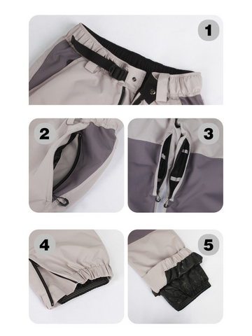 Gsou Snow Winter Elastic Snow Pants - Unisex