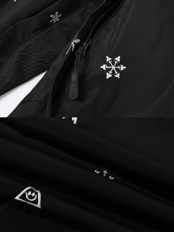 Hellystudio Black Snow Fleece Jacket - Unisex