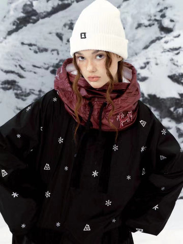 Hellystudio Black Snow Fleece Jacket - Unisex