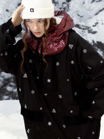 Hellystudio Black Snow Fleece Jacket - Unisex