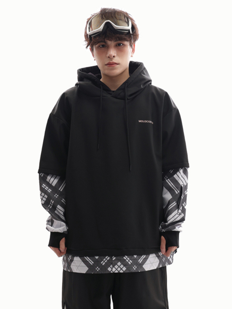 Molocoster Faux Sleeve Pullover Hoodie - Unisex