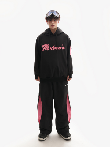 Molocoster Pink Crest Pullover Hoodie - Unisex