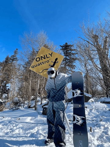 Molocoster 3L Gradient Chess Zipper Fleece Suit - Unisex