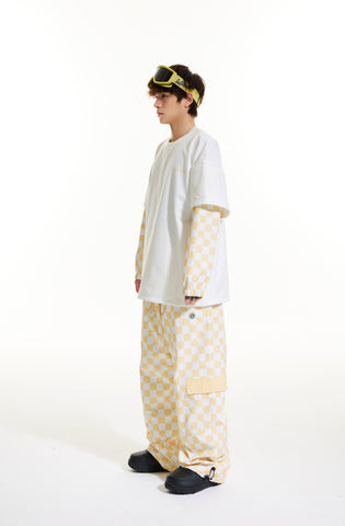 Molocoster Chess Pattern Snow Suit - Men's