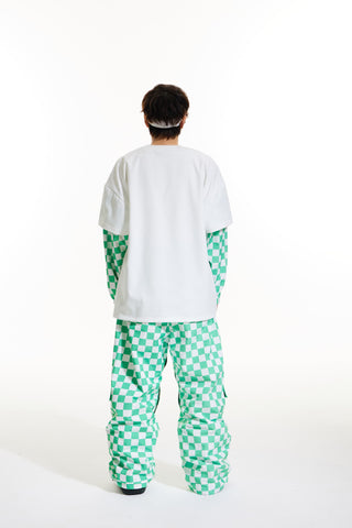 Molocoster Chess Pattern Snow Suit - Men's