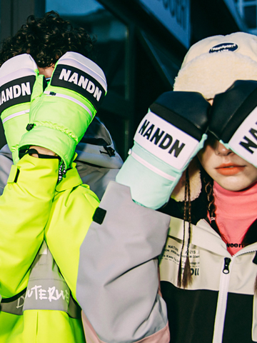 NANDN Winter Powder Snow Mittens