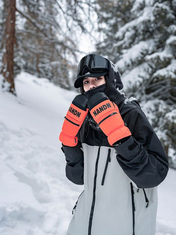 NANDN Winter Powder Snow Mittens