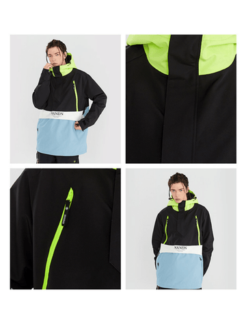 NANDN Insulated Colorblock Hood Jacket - Men's
