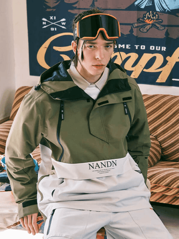NANDN Insulated Colorblock Hood Jacket - Men's
