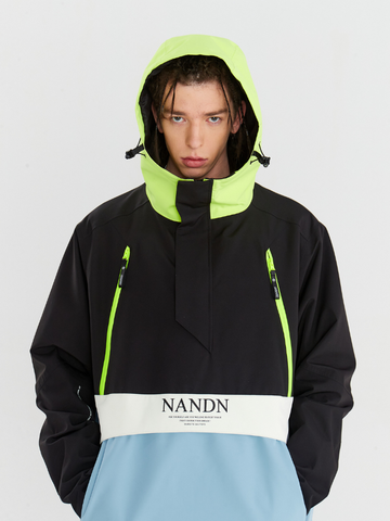 NANDN Insulated Colorblock Hood Jacket - Men's