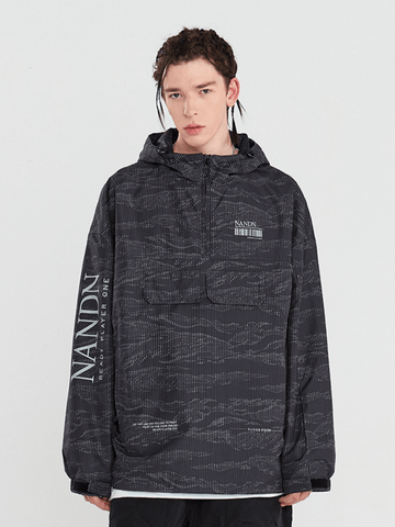NANDN Outerwear Ski Pullover Shell Jacket - Men's