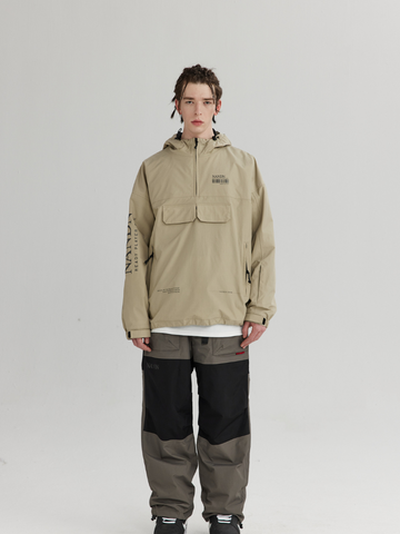 NANDN Outerwear Ski Pullover Shell Jacket - Men's