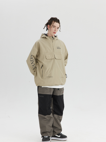 NANDN Outerwear Ski Pullover Shell Jacket - Men's