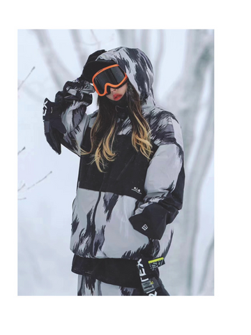 NIS Leopard Print Shell Snow Jacket - Unisex