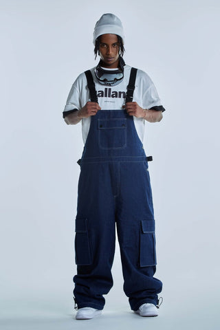 RenChill Panda Jeans Baggy Style Bibs - Unisex