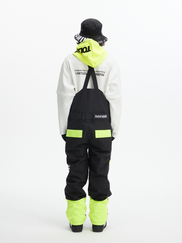 Tolasmik X Banana Hook Premium Chess Baggy Bib Pants - Unisex