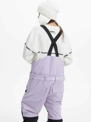 Tolasmik X Banana Hook Premium Purple Snow Bib Pants - Unisex
