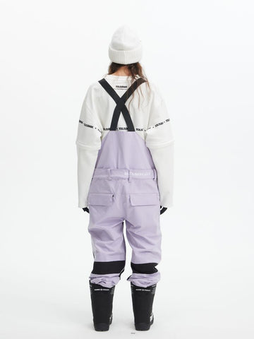 Tolasmik X Banana Hook Premium Purple Snow Bib Pants - Unisex