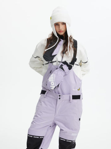 Tolasmik X Banana Hook Premium Purple Snow Bib Pants - Unisex