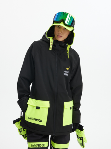 Tolasmik X Banana Hook Colorblock Collar Jacket - Men's