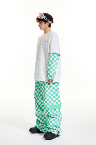 Molocoster Chess Pattern Snow Suit