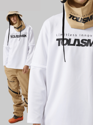 Tolasmik QUICK-DRY Sweatshirt - White Seris - RAKU-Snowsports