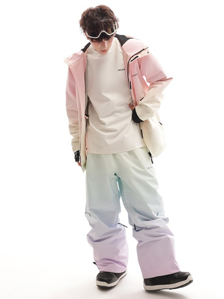 Molocoster Rainbow Unicorn Snow Suit - Snowears-snowboarding skiing jacket pants accessories